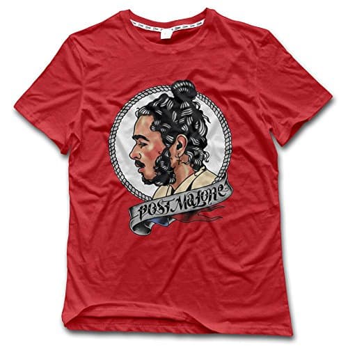 HLSM Post Malone Customized Cool Shirt for Unisex White