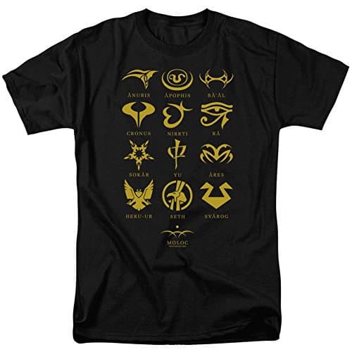 Stargate Men's Goa'Uld Characters T-Shirt Black