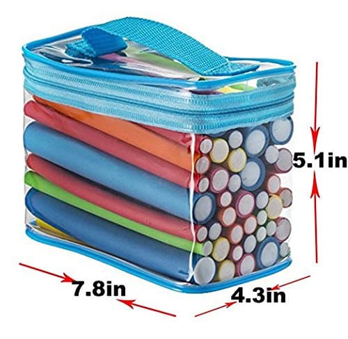 Hair rollers, Hair Curler Rods, 42-pack 7" Twist-flex Hair Curling Rods Set By CPENT