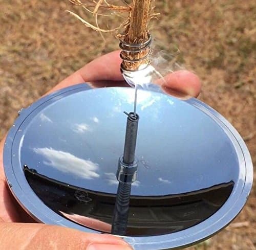 AEXU Outdoor Camping Survival Solar Lighter Lighting Kit Solar Spark Lighter Parabolic Reflector Starter