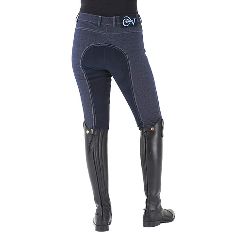 UnknownOVATION Women's Euro Melange Full Seat Grey Breeches