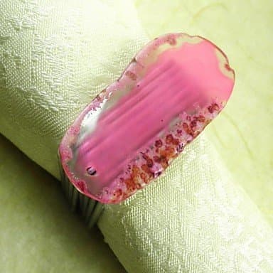 Agate Napkin Ring, Agate, 4.5CM, Set of 12