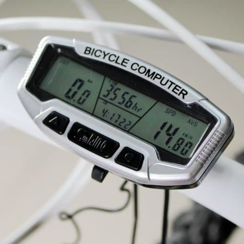 Unpre(TM)LCD Backlight Waterproof Bike Computer Odometer Speedometer Multifunction Bicycle Accessories Clock Stopwatch YC053-SZ+