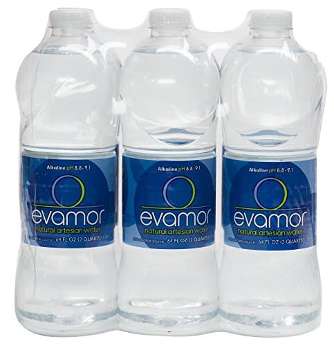 Evamor Natural Alkaline Artesian Water, 64 Fluid Ounce -- 6 per case.