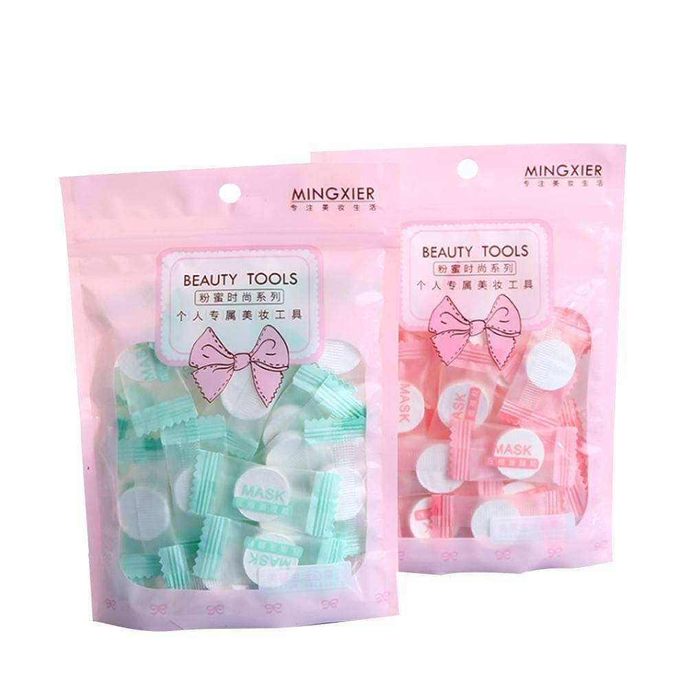 1 Bag Disposable Compressed Face Masks Non-woven Pure Cotton Skin Care Dry Compression Mask DIY Moisturising Facial Masks Paper Cotton Sheet Portable Travel Beauty Tools