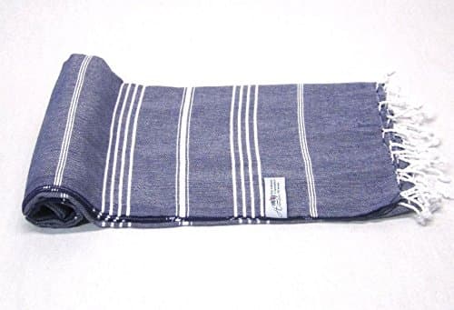 OVERSIZE 100 x 210 cm. Hammam Peshtemal Navyblue White Woven by my Hamam, Sauna Towel Yoga Meditation Baby blanket wrap 100% Cotton, Hamam Turkish Towel, scarf, wrap, sarong