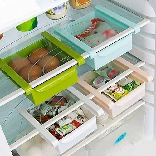 S4D Storage Rack for Refrigerator, Set of 4, Multicolour
