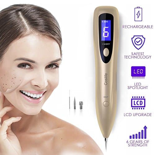 Dot mole Removal Pen, Eraser Plasma Pen Spot Mole, Tattoo Removal Pen For Skin Tag, Nevus Freckles Dark Spot, Birth Mark, Skin Pigmentation, Age Spots, USB