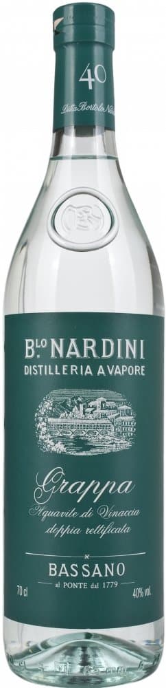 Nardini Grappa Bianca 40 Percent Spirits, 70 cl