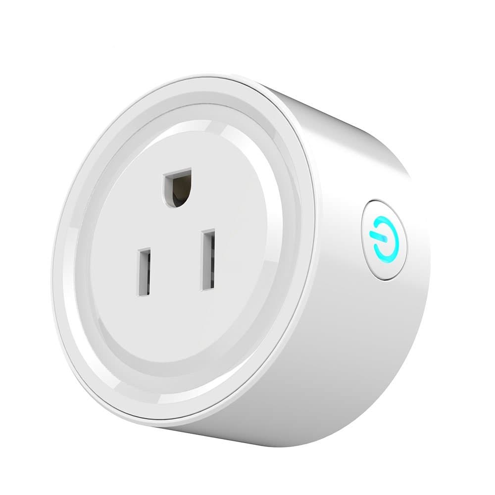 Nuegals WiFi Smart Plug, Mini Wireless Smart Socket Outlet Compatible with Alexa and Google Home, USB Port, Timing Function, Remote Control Your Devices Anywhere, No Hub Required (US Plug)