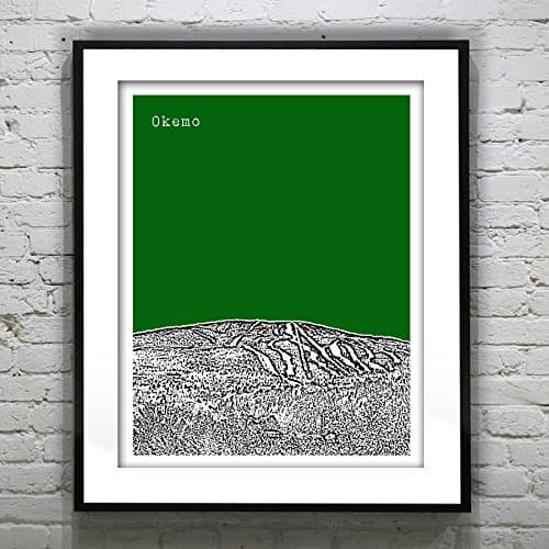 Okemo Mountain Vermont Art Print - Okemo, VT - Version 1