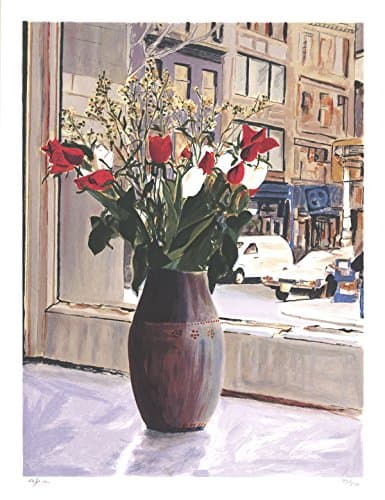 Arie Azene-Morning in Soho-1992 Serigraph-SIGNED