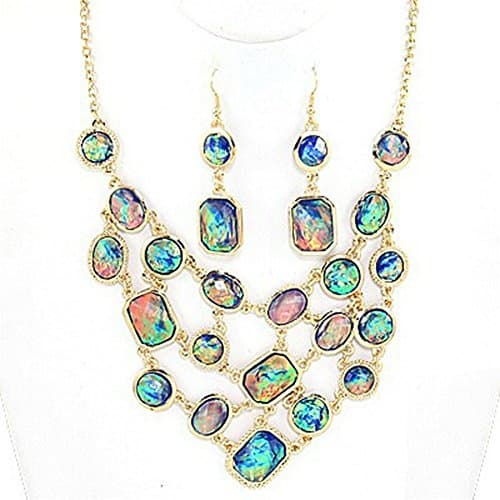Mermaid Fantasy Opal Necklace Set