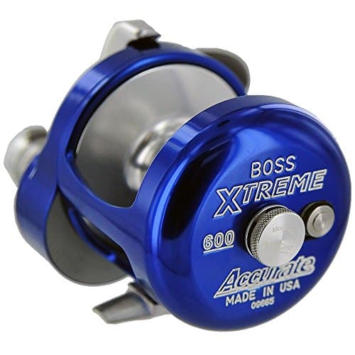 Accurate Boss BX-500X Single Speed Reel - Limited Edition Blue/Silver - Right Handed