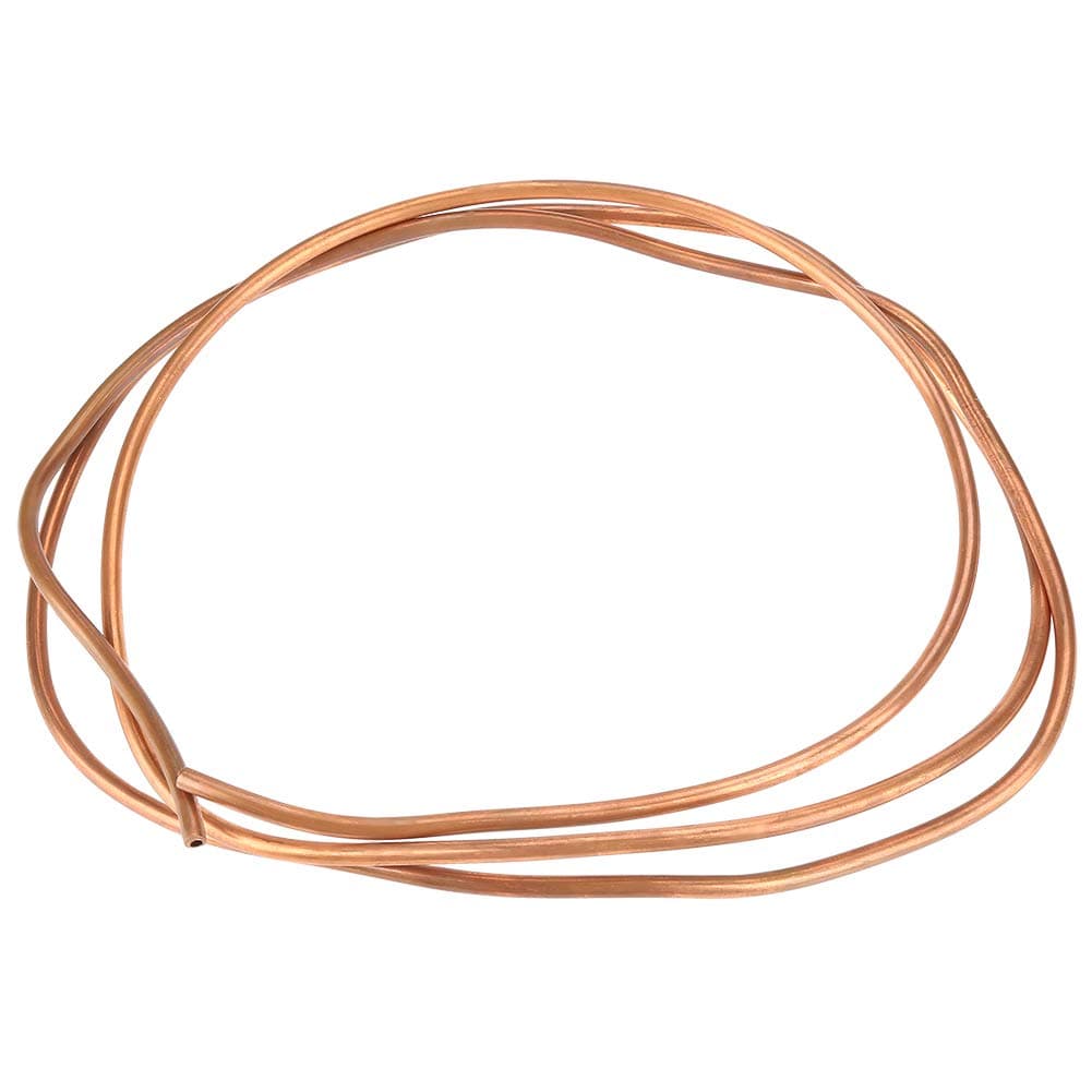 Copper Tube,Samfox T2 Soft Copper Coil Tube Pipe ID 4mm OD 5mm Thickness 0.5mm for Refrigeration Plumbing 2m