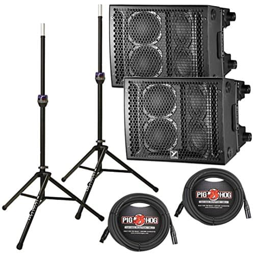 Yorkville PSA1 Line Array Speaker PAIR With Free Ultimate TS100B Stands and Cables