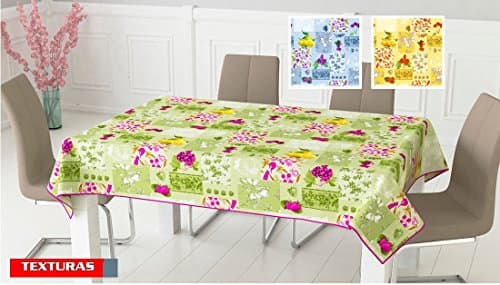 Textures Home Secret Table Tablecloth – Provence 120137 (Various Sizes Available) 145_x_200_cms blue