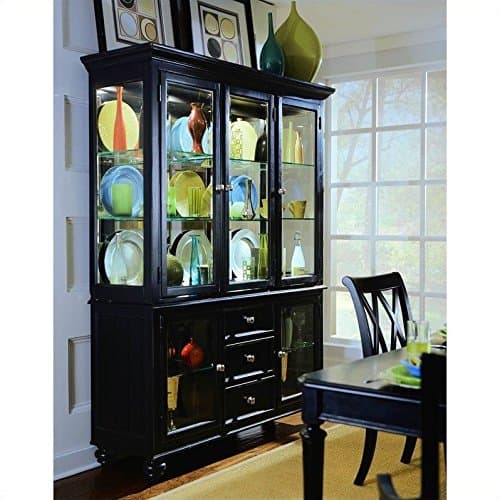 American Drew Camden Black China Cabinet