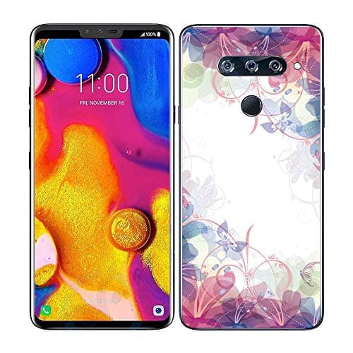 LG V40 ThinQ Case, LG V40 Case, Rnicy Ultra-Thin Full-Body Protection Flexible TPU Soft Cover Case for LG V40 Storm (Revery)