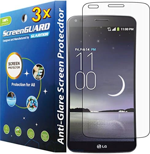 3x Premium Anti-Glare Matte LCD Screen Protector Guard Kit for LG G Flex D950 D955 D958 D959 LS995 (1st Gen) (3pieces by GUARMOR)