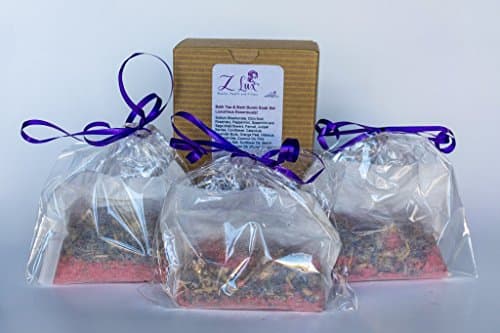 Z Lux Bath Tea and Bath Bomb Combination, "Warm Me Up" Feeling Chilly? All Natural Bath Soak to help with Stress, Sore muscles, and Better Sleep. Brand New on the Market, to warm you up!