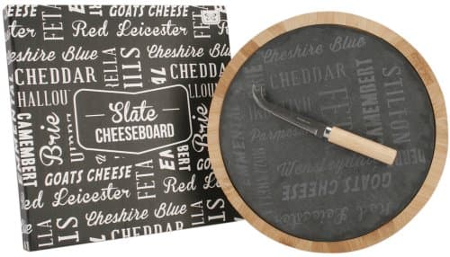 Slate Cheese Board and Knife Set