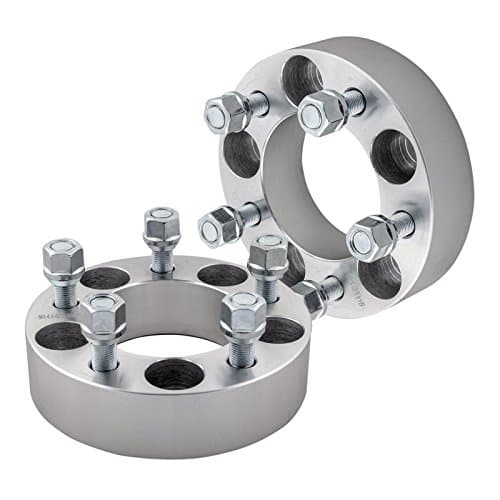 DCVAMOUS 2pc 1.5" Jeep 5x4.5 Wheel Spacers Adapters 5 Lug 5x114.3 with 1/2" Studs for YJ TJ Wrangler, ZJ Grand Cherokee, KJ KK Liberty, MJ Comanche, XJ Cherokee