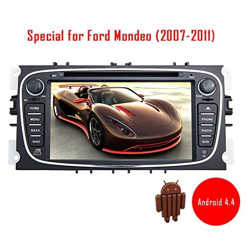 7 inch Android 4.4 kitkat car dvd player gps autoradio for Ford Mondeo (2007-2011) DVD/VCD/MP3/MP4 etc bluetooth wifi free 3D gps navigation map am/fm radio EQ adjustable 1G ram+ 16G rom