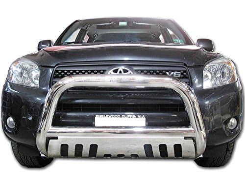 Wynntech New Design Wide Front Bull Bar With Skid Plate Stainless Steel for 2015-2016 Toyota Rav4