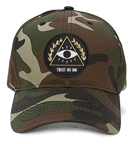 Trust No One Hat - Men's Adjustable Cap All-Seeing Eye Pyramid