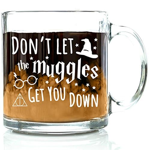 Don't Let Them Get You Down Funny Coffee Mug 13 oz - Unique Birthday Gift For Men & Women Him or Her - Best Office Cup - Christmas Present Idea For Son, Daughter, Husband, Wife, Boyfriend, Girlfriend