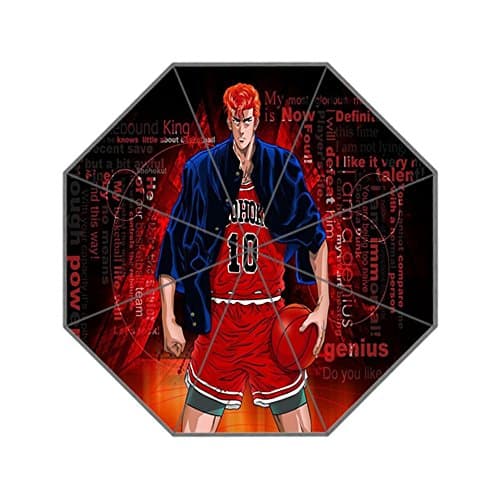 ScottShop Sakuragi Hanamichi Slam Dunk Custom Generic Foldable Umbrella Sun Rain Anti-UV
