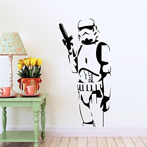 (TM) DIY Removable Robot Storm Trooper Star Wars Art Mural Vinyl Waterproof Wall Stickers Living Room Decor Bedroom Decal Sticker Wallpaper 47.6''x22.4''