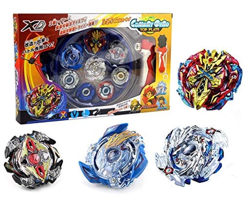 Bey Battle Burst High Performance Battling Top Set with 4D Launcher Grip and Arena Battle Set