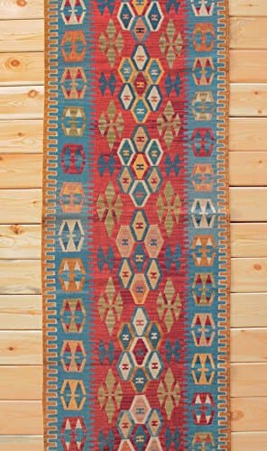 Turkish Runner Rug Boho Rug 2.85 x 9.25 ft Turkish Kilim Runner Rug Kilim Rug Area Rug Geometric Rug Bohemian Decor Kilim Ottoman Wool Rug Hallway Runner Rug Hallway Decor Oriental Rug Home Decor