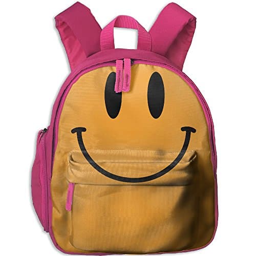 Kid's Cartoon Smile Face Shoulder Backpack Bookbag