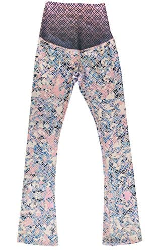 Appleletics Women's Unique Multi-Patterned Maternity Flare Yoga Pants (Medium, Retro Oriental)