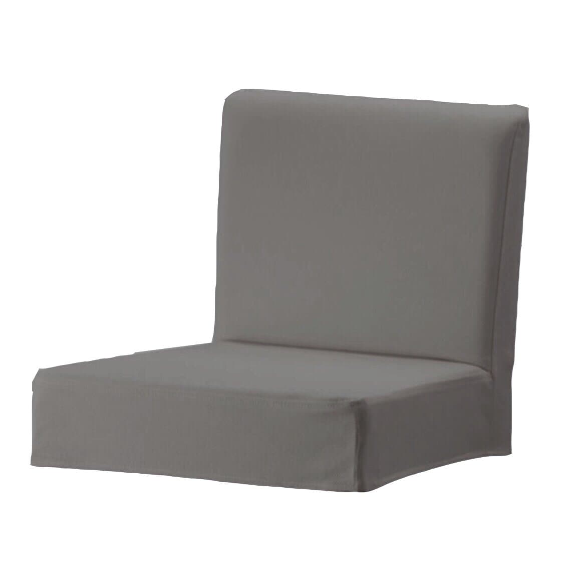 Linda Color Replace Cover for IKEA Henriksdal Barstool with Backrest, 100% Cotton Replace Cover (19" (48cm), Gray)