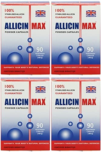 (4 PACK) - Allicin Allicin Max 180Mg Veg Capsules | 90s | 4 PACK - SUPER SAVER - SAVE MONEY