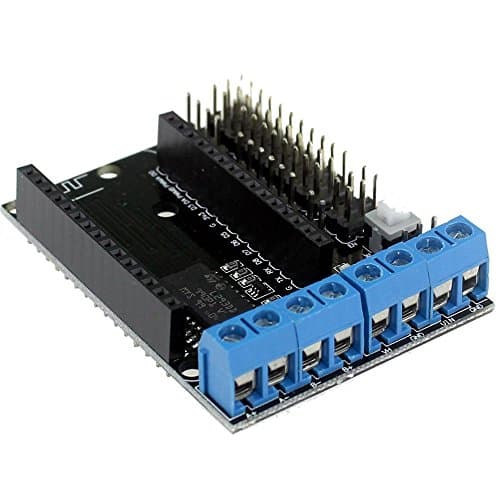 New grams NodeMCU Motor Shield Board L293D for ESP-12E from ESP8266 esp 12E kit diy rc toy wifi rc smart car remote control Node MCU