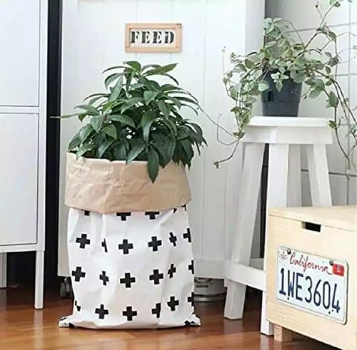 Stylish Heavy Kraft Paper Storage Bag (Plus)