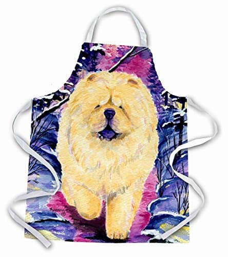 Carolines Treasures Ss1005Apron Chow Chow Apron Large Multicolor