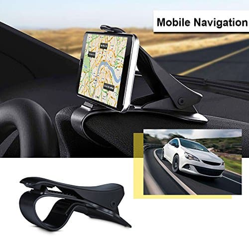 Car Phone GPS Holder,Gotida No Blocking for Sight,Durable Dashboard Cell Phone Holder Mount for iPhone 7/7Plus/6/6S Plus/Samsung,3.5-6.5 Inches Smartphones