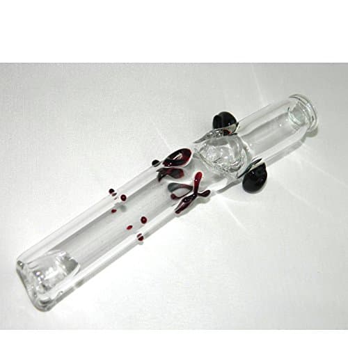 Glass Straight XOXO Incense Holder
