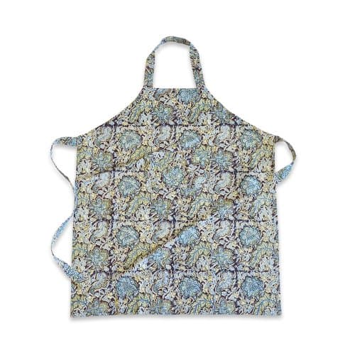 Couleur Nature Malini Apron, Brown/Blue