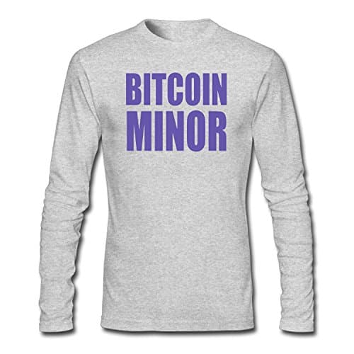 CCBING Men's Bitcoin Minor Funny T-Shirt