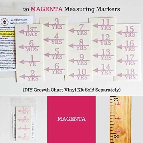 Little Acorns ADD ON - DIY Vinyl Growth Chart Ruler - Height Marker Arrows ONLY