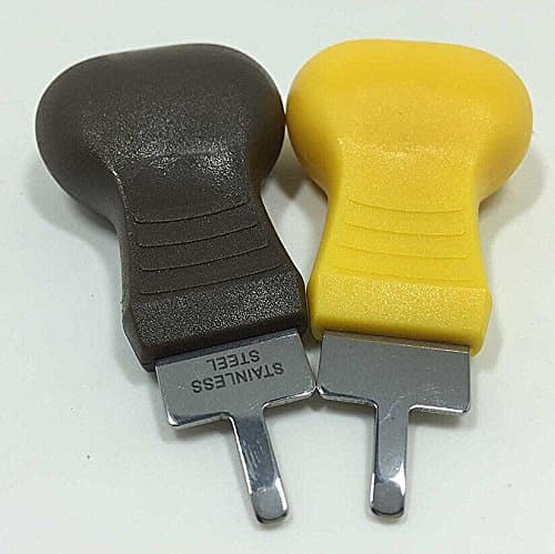 EsmartD 2 PCS/ Set Safe for Watch Battery Removal Change Quartz Watch Back Case Cover Opener Remover Knife Metal Open Watch Repair Kit Tools (style 1)