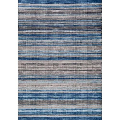 Persian Rugs Multi Colored Modern Accent Lines Area Rug (4'0 x 5'3)