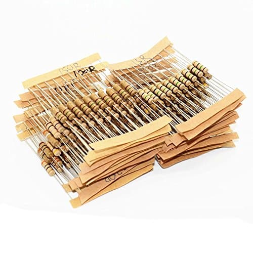 44 Values 0.1 ohm - 820 ohm 1W Carbon Film Resistors Assortment Kit 440pcs Color Ring Resistor Assorted Set